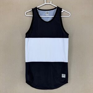 Civil Regime Mens Black White Mesh Tank Top Jersey 08 Regine Size XS‎